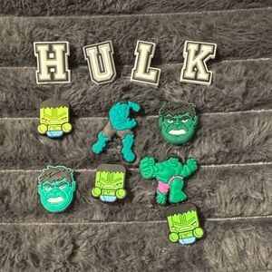 Hulk Shoe Charms Set